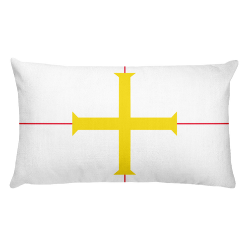 Default Title Guernsey Flag Allover Print Rectangular Pillow Home by Design Express