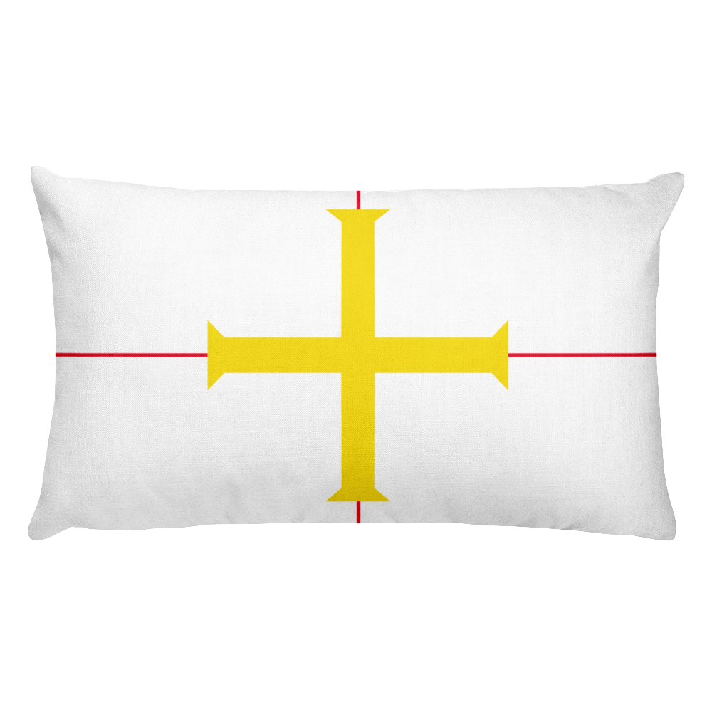 Default Title Guernsey Flag Allover Print Rectangular Pillow Home by Design Express