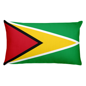 Default Title Guyana Flag Allover Print Rectangular Pillow Home by Design Express