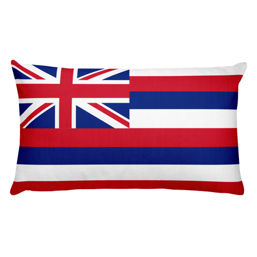 Default Title Hawaii Flag Allover Print Rectangular Pillow Home by Design Express