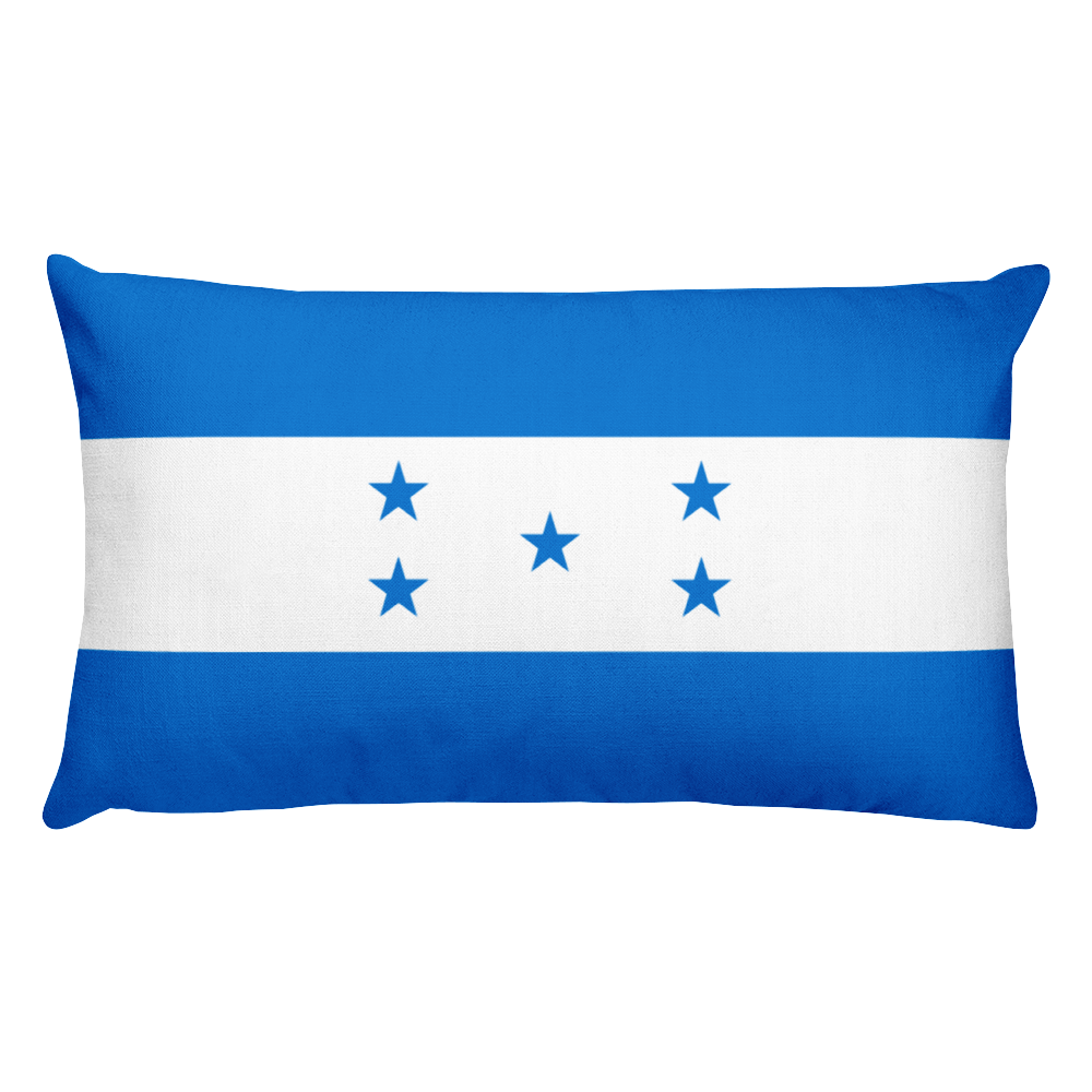 Default Title Honduras Flag Allover Print Rectangular Pillow Home by Design Express