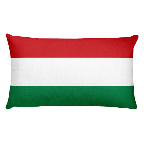 Default Title Hungary Flag Allover Print Rectangular Pillow Home by Design Express