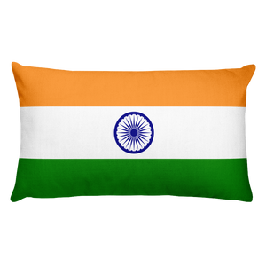 Default Title India Flag Allover Print Rectangular Pillow Home by Design Express