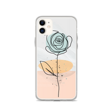 iPhone 11 Pasty Flower Line iPhone Case by Design Express