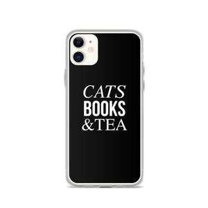 iPhone 11 Cats Books Tea (Funny) iPhone Case by Design Express