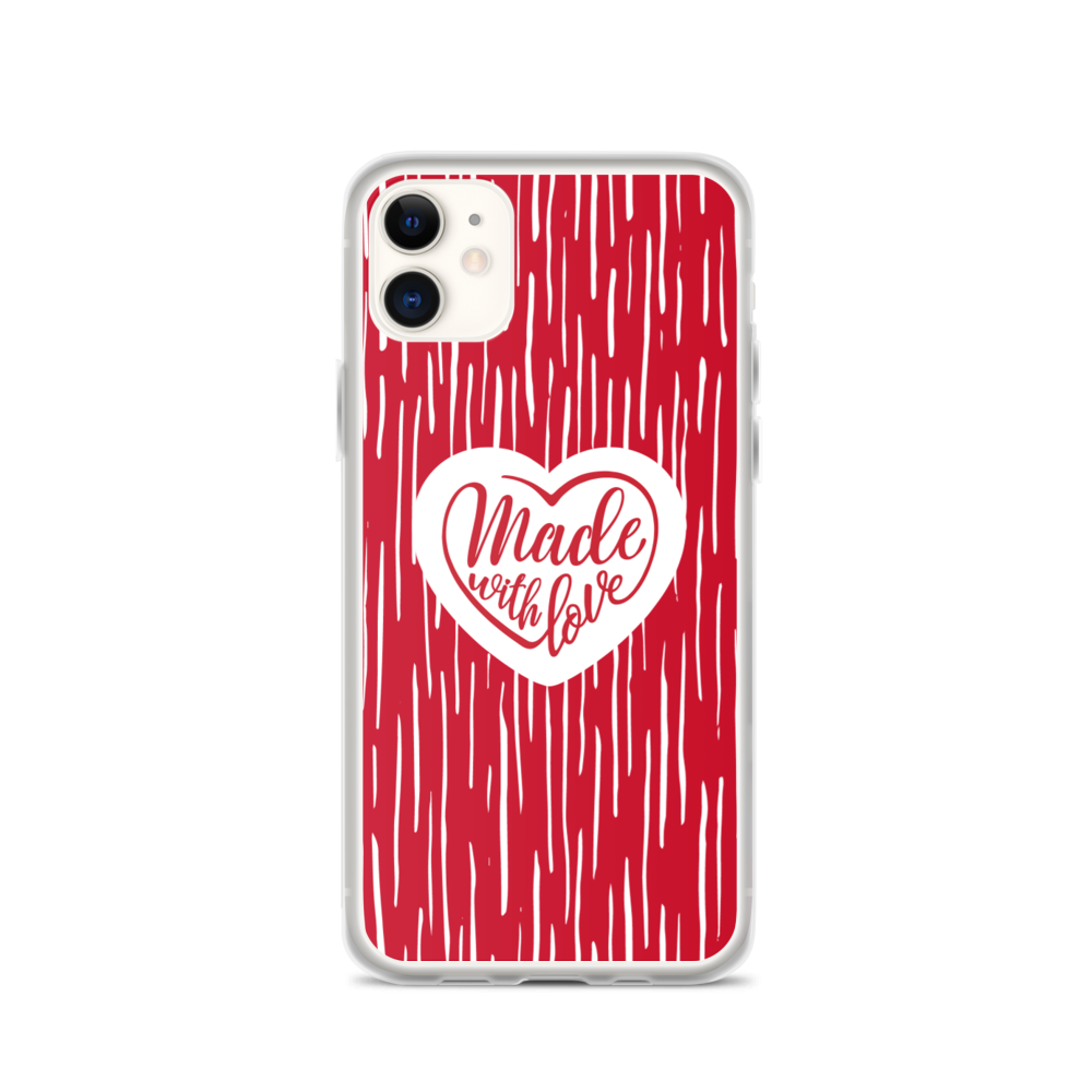 iPhone 11 Made With Love (Heart) iPhone Case by Design Express