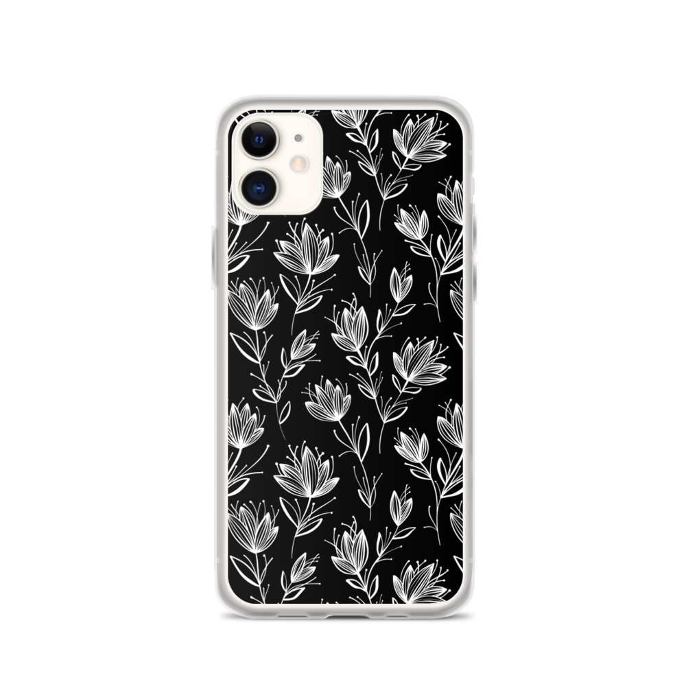 iPhone 11 Leaf Line Pattern iPhone Case by Design Express