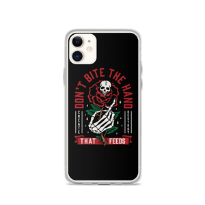 iPhone 11 Don't Bite The Hand That Feeds iPhone Case by Design Express