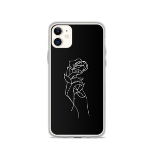 iPhone 11 Rose in Hand iPhone Case by Design Express