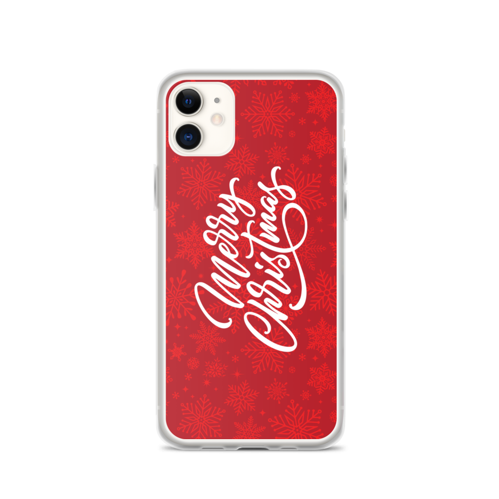 iPhone 11 Merry Christmas iPhone Case by Design Express