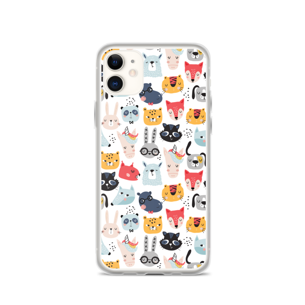 iPhone 11 Funny Animal Pattern iPhone Case by Design Express