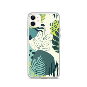 iPhone 11 Fresh Tropical Leaf Pattern iPhone Case by Design Express