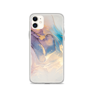 iPhone 11 Soft Marble Liquid ink Art Full Print iPhone Case by Design Express