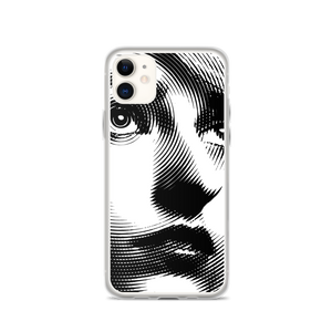 iPhone 11 Face Art Black & White iPhone Case by Design Express