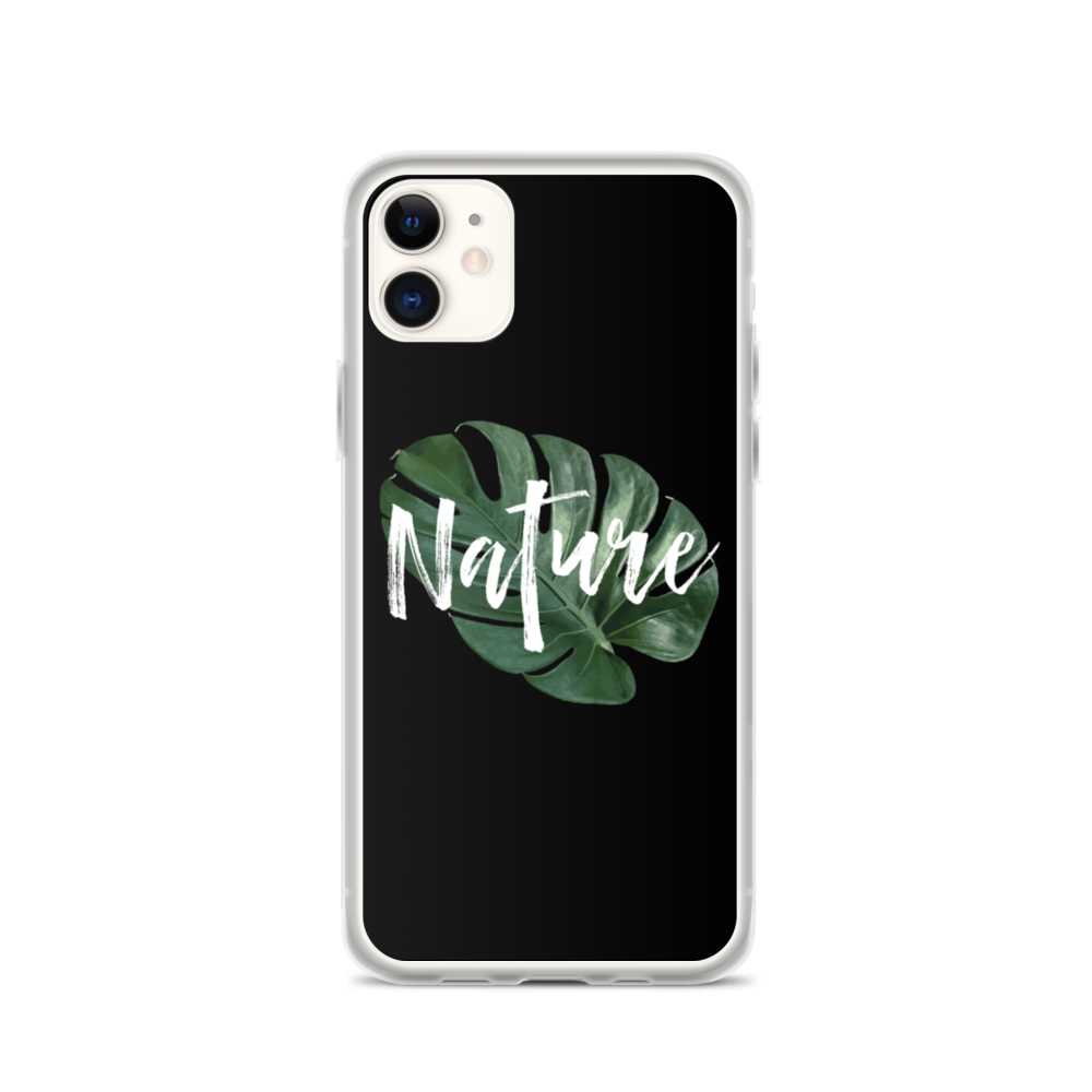 iPhone 11 Nature Montserrat Leaf iPhone Case by Design Express