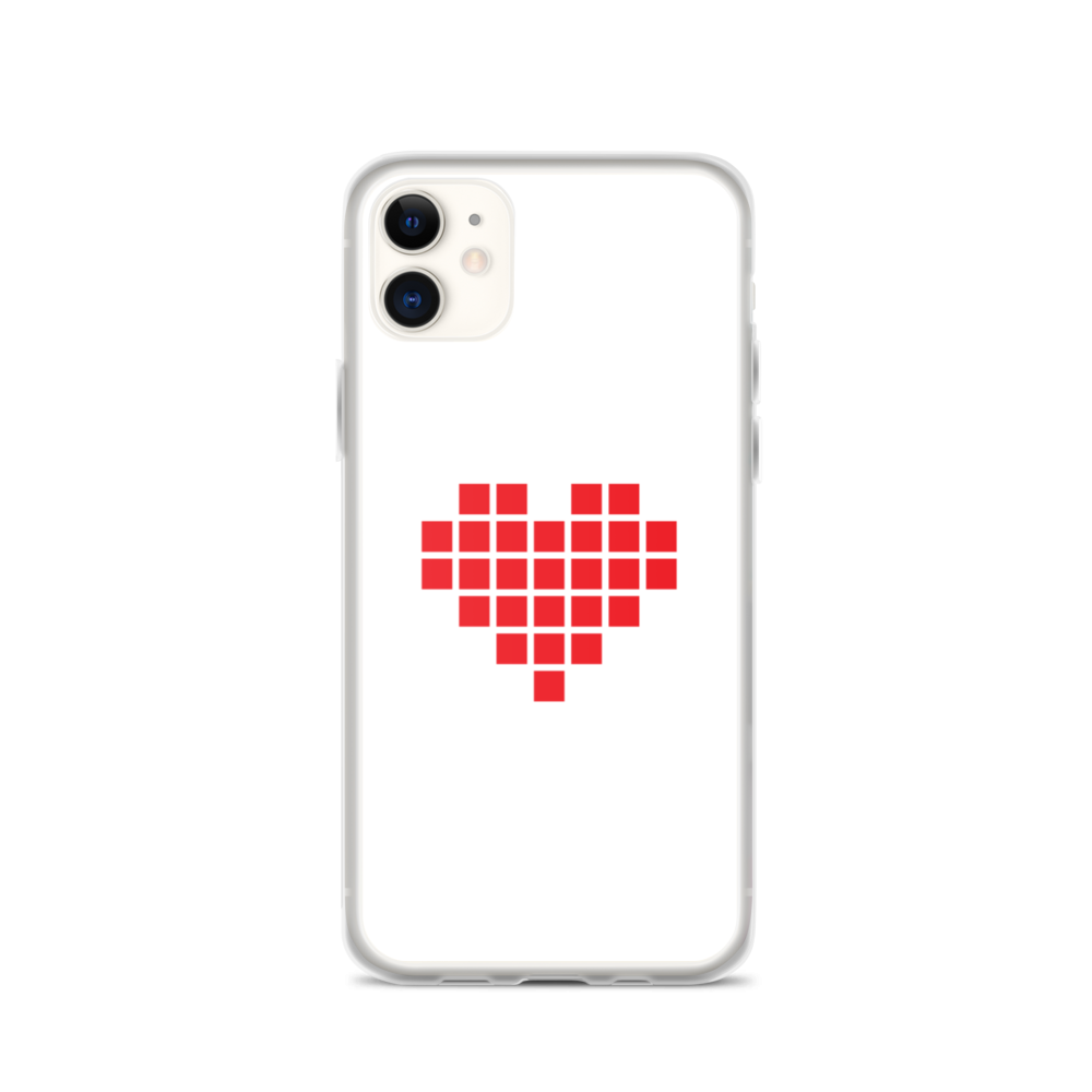 iPhone 11 I Heart U Pixel iPhone Case by Design Express