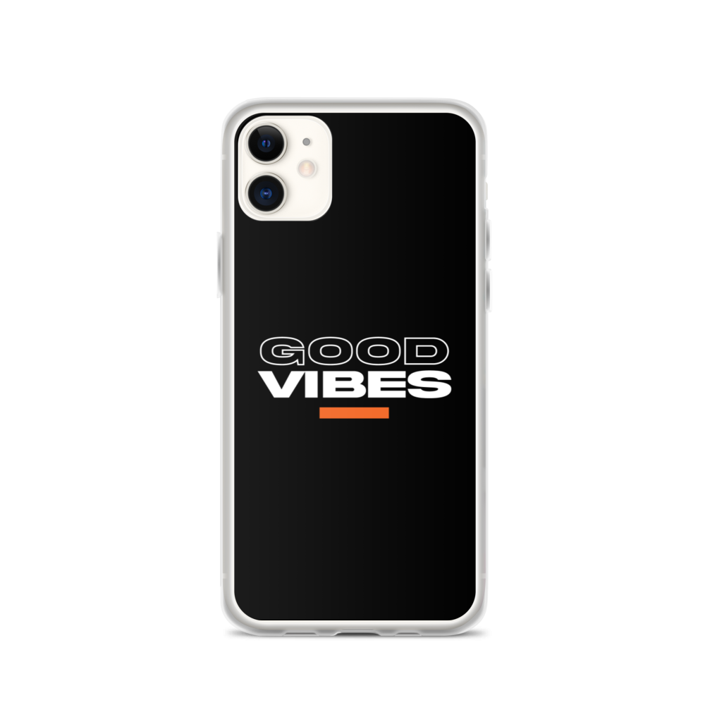 iPhone 11 Good Vibes Text iPhone Case by Design Express