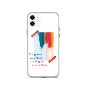 iPhone 11 Rainbow iPhone Case White by Design Express