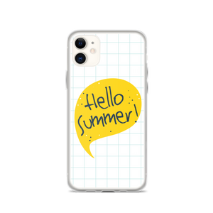 iPhone 11 Hello Summer Yellow iPhone Case by Design Express