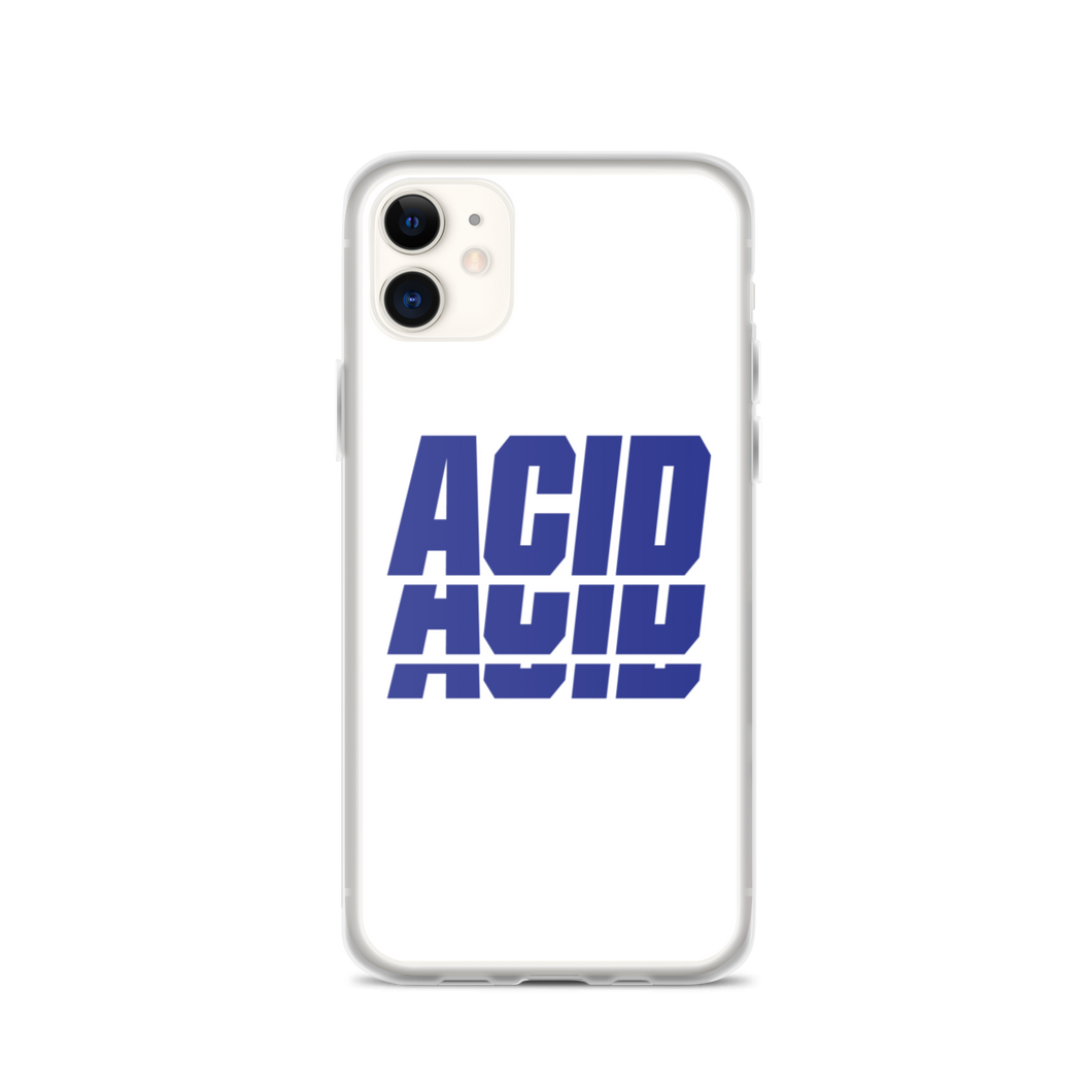 iPhone 11 ACID Blue iPhone Case by Design Express