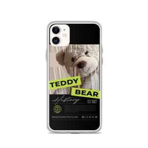 iPhone 11 Teddy Bear Hystory iPhone Case Black by Design Express