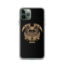 iPhone 11 Pro United States Of America Eagle Illustration Reverse Gold iPhone Case iPhone Cases by Design Express