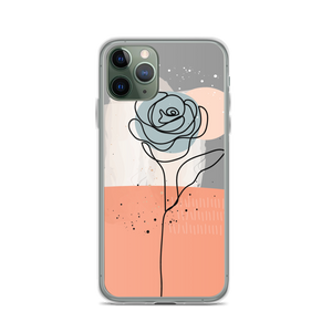 iPhone 11 Pro Soft Flower Line iPhone Case by Design Express