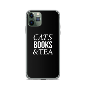 iPhone 11 Pro Cats Books Tea (Funny) iPhone Case by Design Express