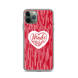 iPhone 11 Pro Made With Love (Heart) iPhone Case by Design Express