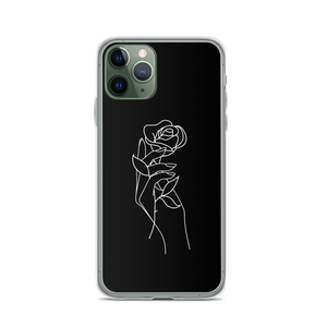 iPhone 11 Pro Rose in Hand iPhone Case by Design Express