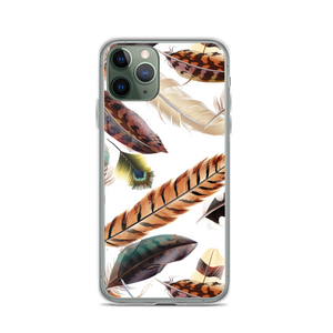 iPhone 11 Pro Feathers Pattern iPhone Case by Design Express