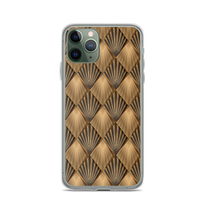 iPhone 11 Pro Golden Art Deco Pattern iPhone Case by Design Express