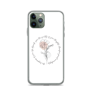 iPhone 11 Pro the happiness of your life deppends upon the quality of your thoughts iPhone Case by Design Express