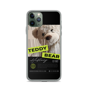 iPhone 11 Pro Teddy Bear Hystory iPhone Case Black by Design Express