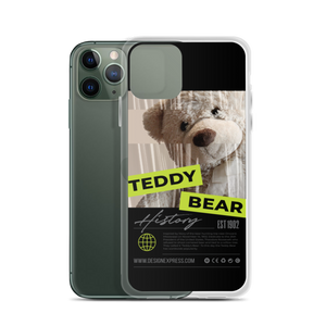 Teddy Bear Hystory iPhone Case Black by Design Express