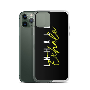 Inhale Exhale Clear Case for iPhone®