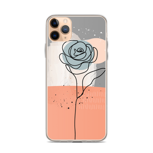 iPhone 11 Pro Max Soft Flower Line iPhone Case by Design Express