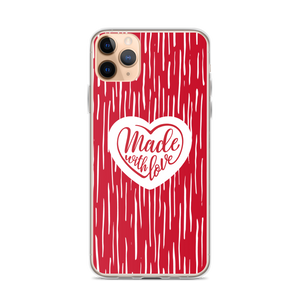 iPhone 11 Pro Max Made With Love (Heart) iPhone Case by Design Express