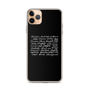 iPhone 11 Pro Max Thank You Various Language iPhone Case by Design Express