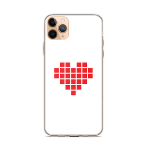 iPhone 11 Pro Max I Heart U Pixel iPhone Case by Design Express
