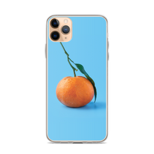 iPhone 11 Pro Max Orange on Blue iPhone Case by Design Express