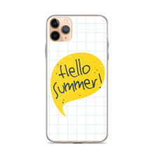 iPhone 11 Pro Max Hello Summer Yellow iPhone Case by Design Express