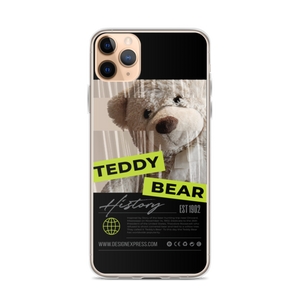 iPhone 11 Pro Max Teddy Bear Hystory iPhone Case Black by Design Express