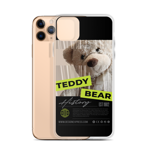 Teddy Bear Hystory iPhone Case Black by Design Express