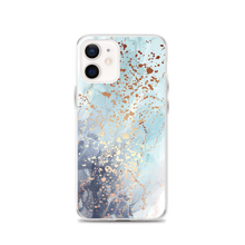 iPhone 12 Soft Blue Gold iPhone Case by Design Express