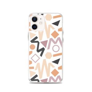 iPhone 12 Soft Geometrical Pattern iPhone Case by Design Express