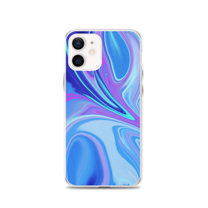 iPhone 12 Purple Blue Watercolor iPhone Case by Design Express