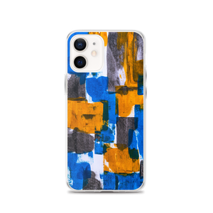 iPhone 12 Bluerange Abstract Painting iPhone Case by Design Express