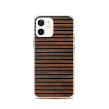 iPhone 12 Horizontal Brown Wood iPhone Case by Design Express