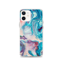 iPhone 12 Blue Multicolor Marble iPhone Case by Design Express